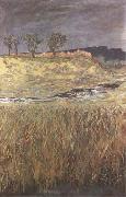 Max Klinger Landscape at the Unstrut (mk09) oil painting